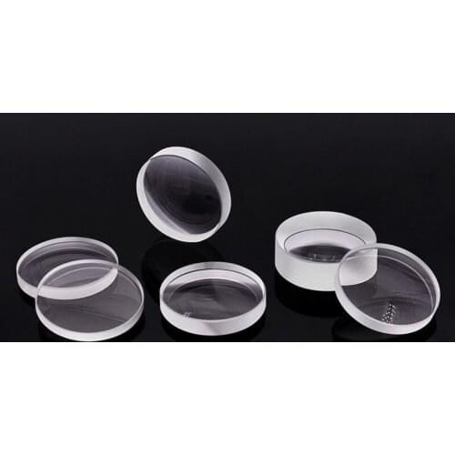 Diameter 10mm ZK6 Optical Glass Hemispherical Meniscus Lens, Meniscus Glass Convex Lenses Telephoto Divergence and Convergence