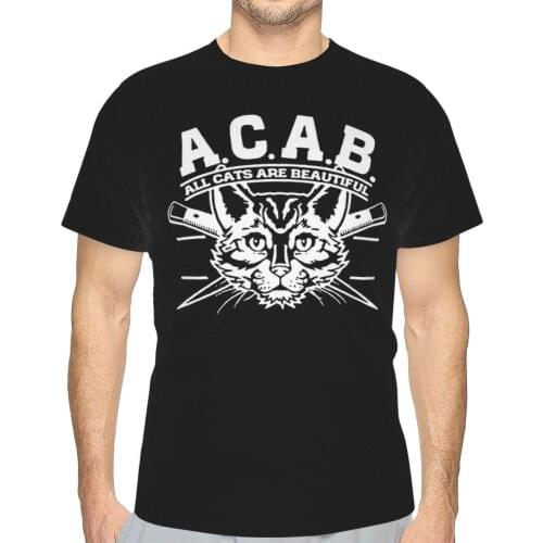 ACAB ALL COPS ARE BASTARDS T Shirt Women/man New Fashion Art Graphic ACAB Tshirt Female Clothes T-shirt Top