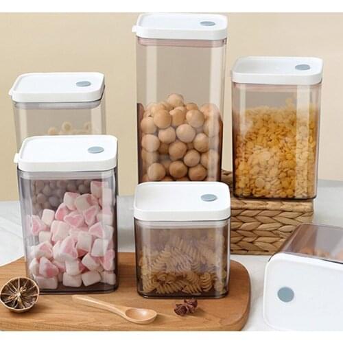 Airtight Food Storage Containers with Lids Plastic Cereal Containers for Kitchen Sugar Pasta Spaghetti Pantry Organization