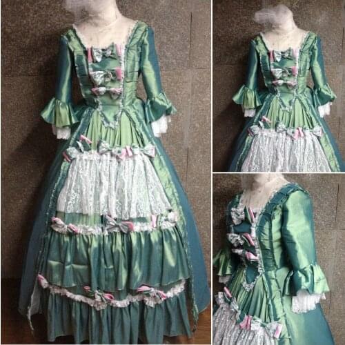 Customer to order! Vintage Costumes Victorian Dress 1860S Civil War Gown Ball Dress historical dresses US4-36 D-027