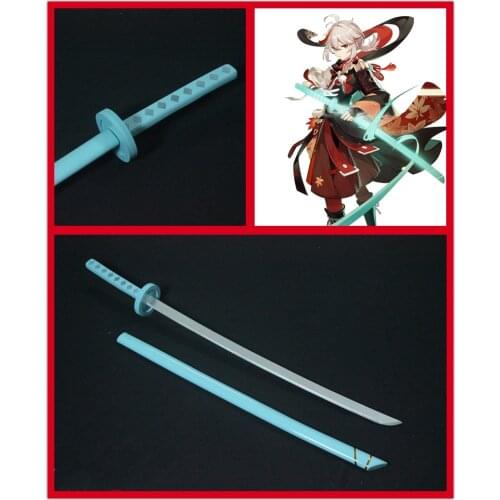 Game Genshin Impact Kazuha Cosplay Sword 100CM PVC Prop Replica of Weapons for Halloween Carnival Anime Fancy Party Accessories