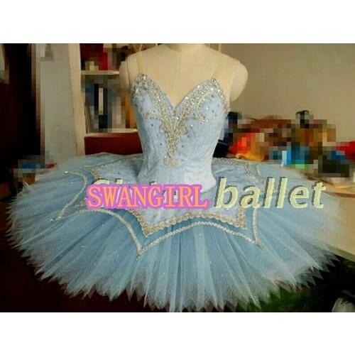 Court professional tutu green nutcracker tutu blue classical ballet tutu for girls pancake tutu performance pinkSB0002