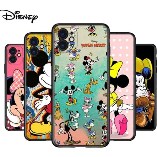 Yellow Mickey Silicone Cover For Apple IPhone 12 Mini 11 Pro XS MAX XR X 8 7 6S 6 Plus 5S SE Phone Case