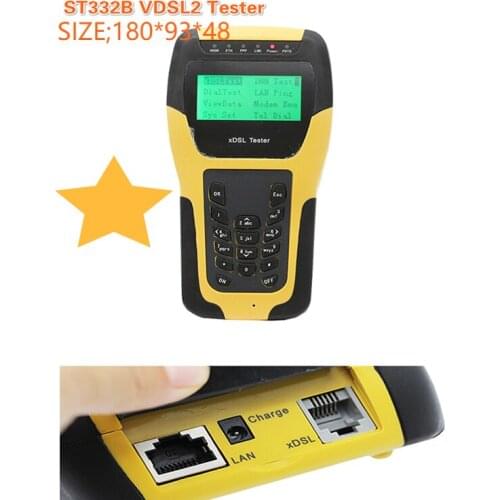 ST332B VDSL2 Tester xDSL Dial test Modem PING test RJ11 RJ45 port installation and maintenance tool