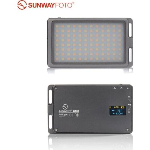 SUNWAYFOTOT FL-96 3000-5500k studio video LED light panel for camera DSLR