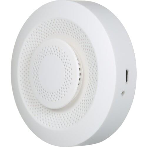 Smart Zigbee Air Quality Monitor Indoor Air Quality Meter with App Alarm and Data Logger for Testing Formaldehyde VOC CO2 Tester