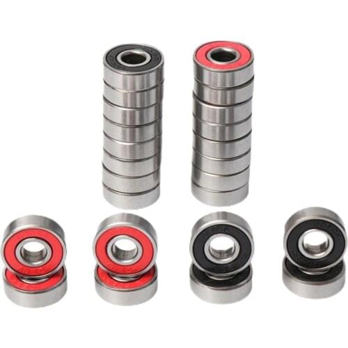 10Pc ABEC-1 608 2RS Skate Bearings