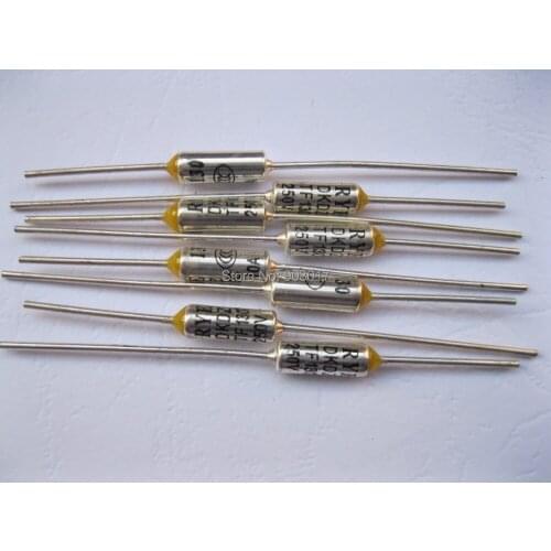 1400 Pcs Per Lot Microtemp Thermal Fuse 130C Cut-off 10A 250V HOT Sale HIGH Quality