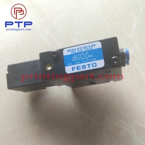 2 pieces valve M2.184.1111 SM52 SM74 SM102 Printing Machine Solenoid Valve MEBH-4/2-QS-4-SA M2.184.1111/05