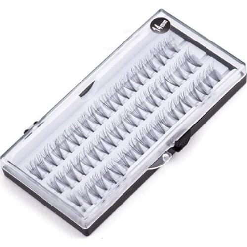 60 Clusters 8 10 12 14mm Individual False Eyelashes Long Eye Lashes Extension