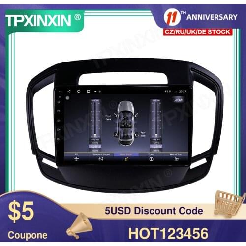For Opel Insignia 2014-2017 128G Android 10 Car Multimedia Player GPS Navigation Head Unit Auto Radio Audio Stereo Tape Recorder