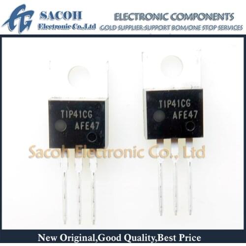 Free Shipping 10Pairs TIP41CG TIP41CF TIP41BG + TIP42CG TIP42CF TIP42BG TO-220 6A 100V Complementary Silicon Plastic Power