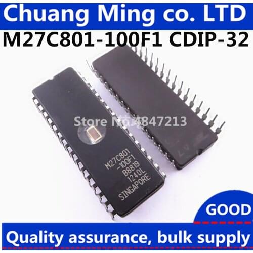 Free Shipping 10pcs/lots M27C801-100F1 M27C801 27C801 CDIP-32 In stock! NEW