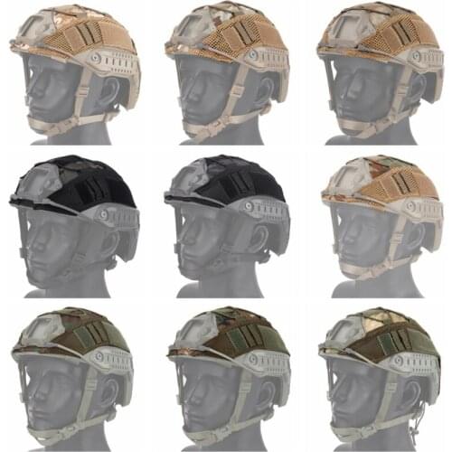 Tactical Military Combat Helmet Cover Airsoft Hunting Helmet Cloth CS Wargame Sport Helmet Cover For Ops-Core PJ/BJ/MH Type Fast