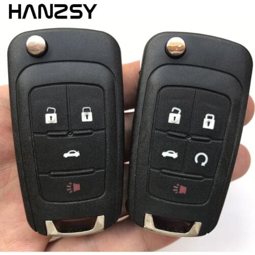 10pcs 2 3 4 5 Buttons Flip Folding key Case For Opel Vauxhall Astra H Insignia J Vectra C Corsa D Zafira Remote Key Shell Cover