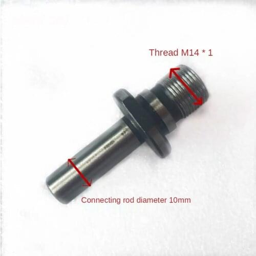 Woodworking chuck three jaw four jaw mini chuck K01 K02 handgun drill connecting rod M10*M14 chuck connecting sleeve