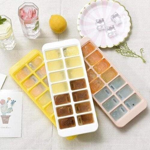 Ice Maker Mould DIY Creative Ice Cube Mold Silicone Ice Tray Fruit Ice Cube Maker Bar Kitchen Accessories