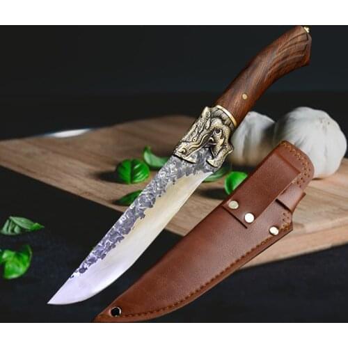 Chinese Traditional Handmade Kitchen Sashimi Knives Professional Sharp Cleaver Meat Boning Slicing Cutter Chef Cooking Tools