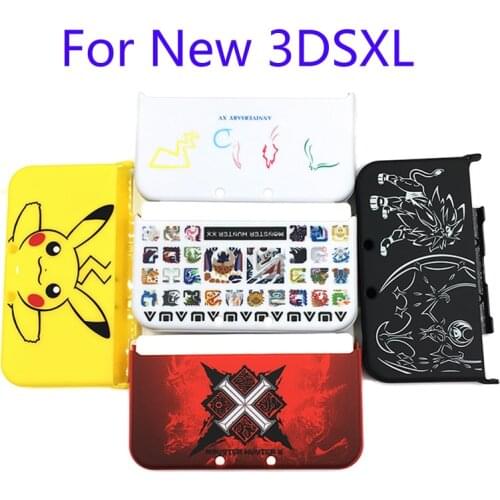 Matte Protector Cover Plate Protective Case Housing Shell for Nintendo New 3DS LL/ New 3DS XL for Pokemon Monster