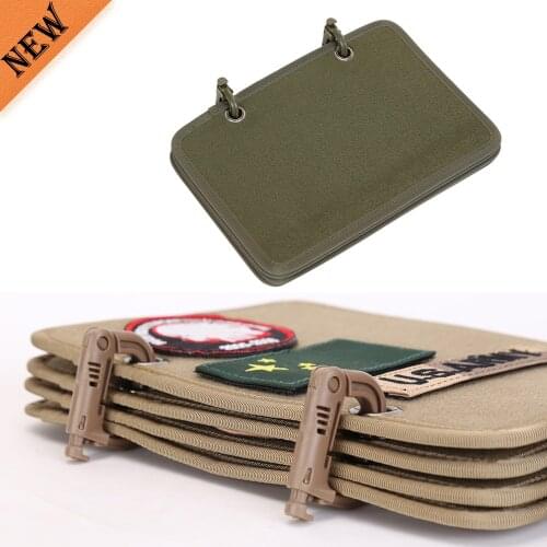 New Military Patch Board DIY Patch Display Frame Tactical Military Cloth Patch Holder Board Chapter Paste Pad Hunting Tool жилет