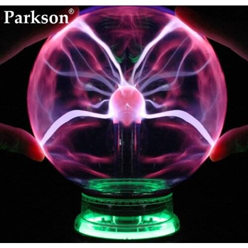 Novelty Glass Magic Plasma Ball Light 3 4 5 6 Inch Electric Lamp Night Light Christmas Kids Gift Table Lights Sphere Plasma Lamp