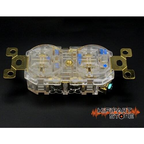 Original American WattGate Advanced EVO 381 Au Gold-plated Power Wall Plug