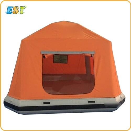 Outdoor Giant Inflatable Shoal Floating Tent Camping Tent Water Pool Tent