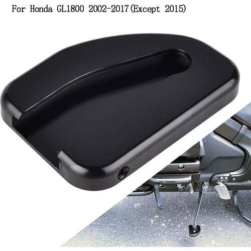 Motorcycle Kickstand Foot Side Stand Extension Enlarge Pad Support Plate For Honda GL1800 Goldwing 1800 F6B 02-17 (Except 2015)
