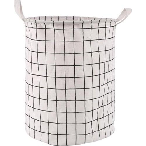 Portable Home Clothes Basket Foldable Large Capacity with Handle Waterproof Square Laundry Storage Bag for Bedroom Supplies