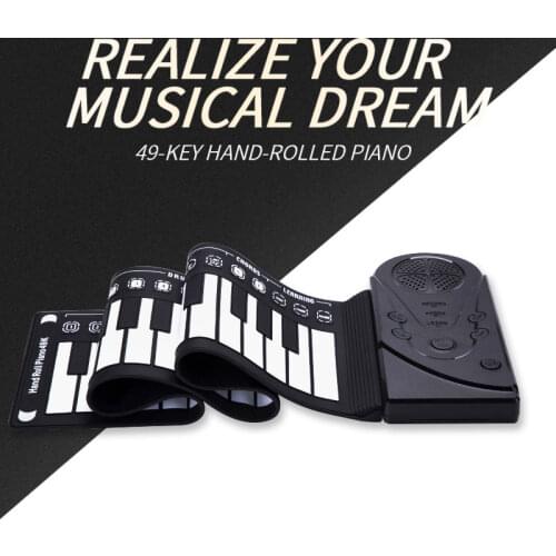 49 key electronic roll piano keyboard