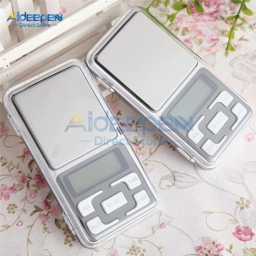Mini Portable LCD Digital Electronic Scale 100/200/300/500g 0.01/0.1g High Accuracy Pocket Scale For Kitchen For Jewelry Weight