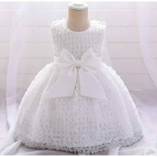 Puffy Tulle Ball Gown Flower Girl Dresses Girl Princess Dress Girl White Wedding Party Dress 2021