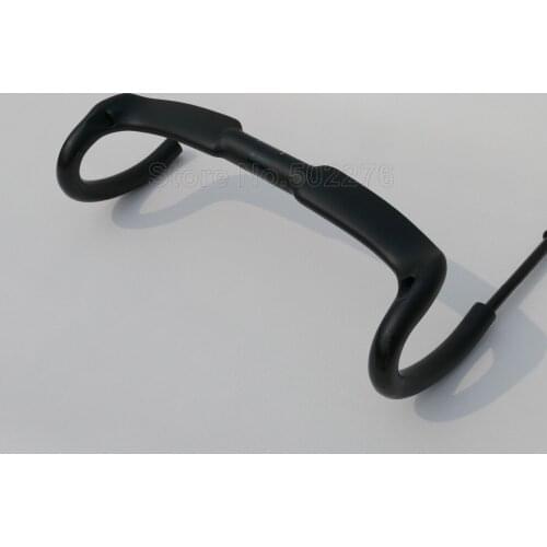 Internal cable Bike HANDLEBAR H6 - Carbon Matt Glossy Bicycle Handlebar 31.8 400 420 440mm For Road / Racing / Cyclocross Bike