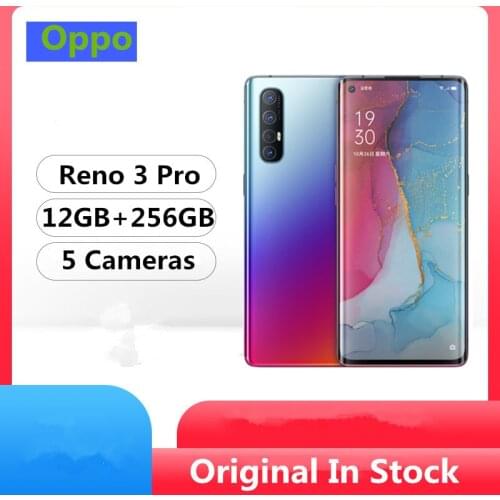 In Stock Oppo Reno 3 Pro 5G Smart Phone Snapdragon 765G 6.5" 90HZ 12GB RAM 256GB ROM 48.0MP+13.0MP+8.0MP+2.0MP+32.0MP 5G Phone