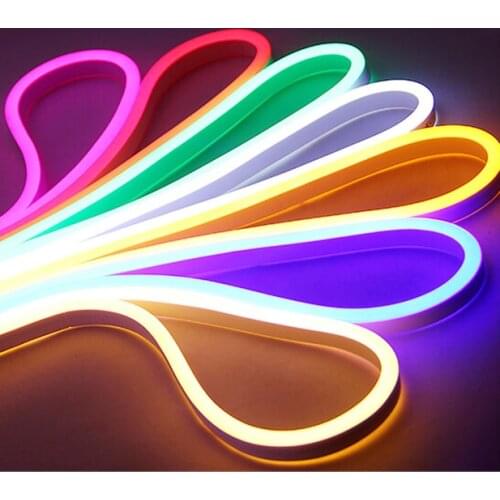 LED Neon Light 220V 2835 120Leds/m Waterproof Flex led strip 1m 2m 5m 10m