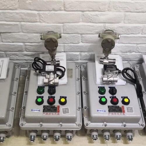 Explosion-proof Batch Controller Alcohol Acetone Flammable and Explosive Liquid Turbine Flow Meter Solenoid Valve SS304 Material