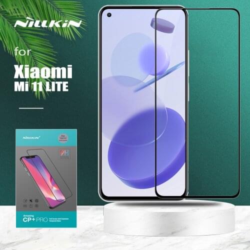 For Xiaomi Mi 11 Lite 5G Glass Nillkin CP+ Pro Full Cover HD Tempered Glass Screen Protector for Xiaomi Mi 11 Lite 4G Glass Film