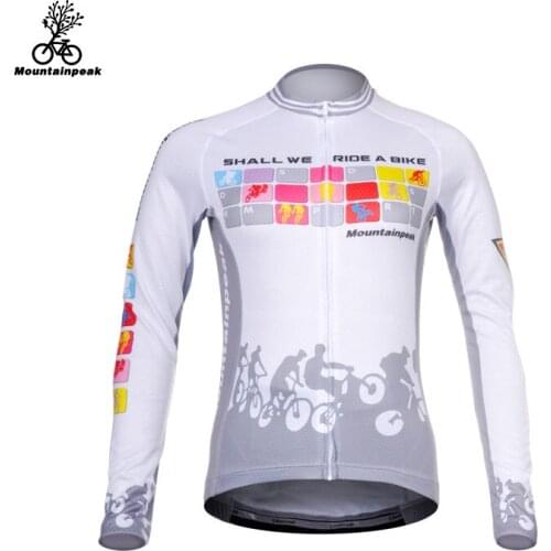 Mountainpeak Cycling Jerseys for Women Long Sleeve Mountain Bike Riding Jacket Maillot Ciclismo Camisa Ciclismo Cycling Jacket