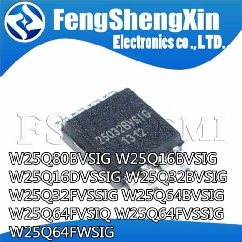 10PCS W25Q16BVSSIG SOP8 W25Q16 25Q16BVSIG SMD W25Q16BVSIG SOP-8 FLASH MEMORY IC