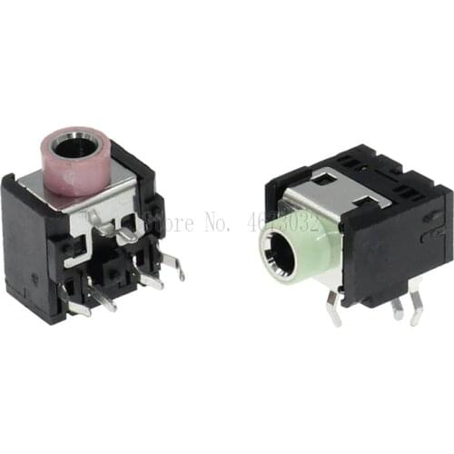 1000Pcs PJ306 PJ-306 Headphones Plug Female 3.5MM Headphone Socket Double Track Socket Stereo Socket