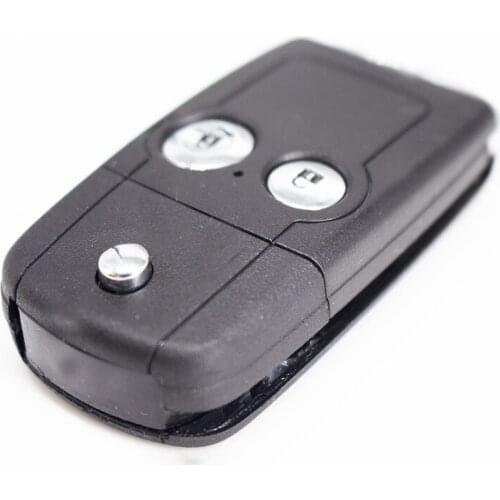2 Button Key Case for HONDA CIVIC ACCORD JAZZ CRV HRV Folding Replacement Remote Control Key Fob Case