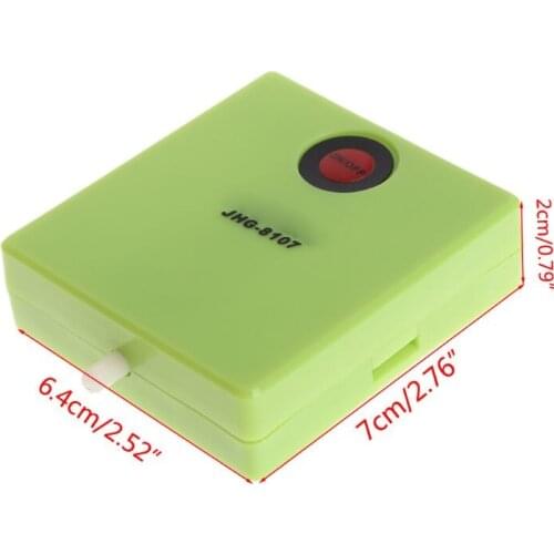 Aquarium Dry Battery Operated Fish Tank Air Pump Aerator Oxygen With Air Stone 203C