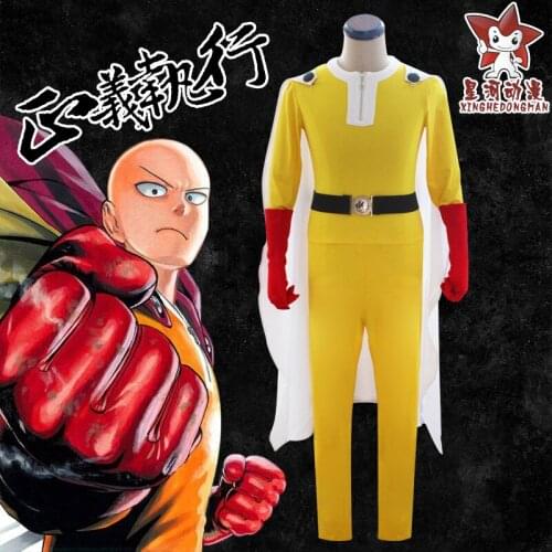 Anime Christmas ONE PUNCH-MAN Saitama hero combats full set cosplay Costume