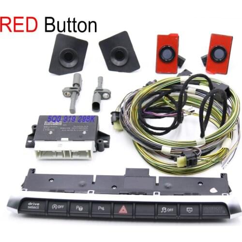 For AUDI A3 8V Manufactured Before 2016 8K TO 12 K AUTO Parking KIT PDC PLA 2.0 OPS RED BACKLIGHT BUTTON