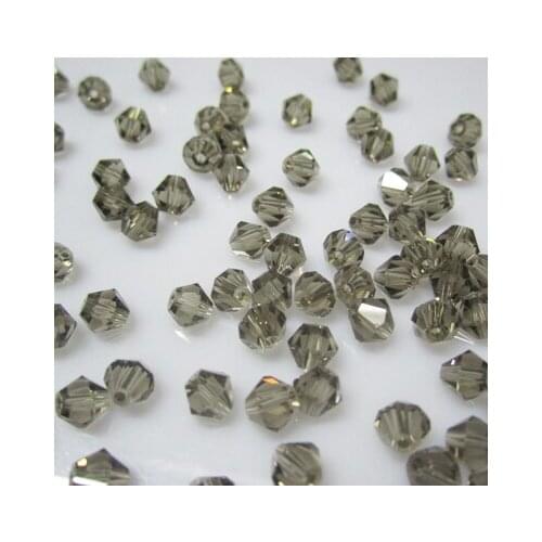 Free Shipping, 720pcs/Lot 4mm black diamond color Chinese Top Quality Crystal Bicone Beads