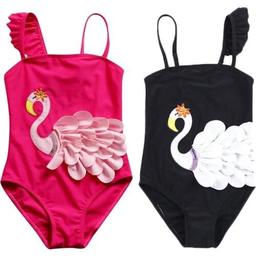 Rayseeda Lovely Kids One-piece Swimsuit Summer Swimming Beach Seaside Girls Bathing Suit Swimwear For 3 4 5 6 7 8 Years children