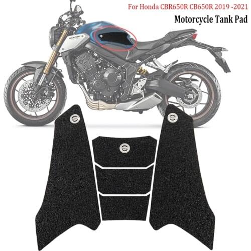 For Honda CBR650R CB650R 2019 2020 2021Motorcycle Tank Pad Protector Anti slip Oil Tank Pad Sticker Decals Side Gas Knee Grip
