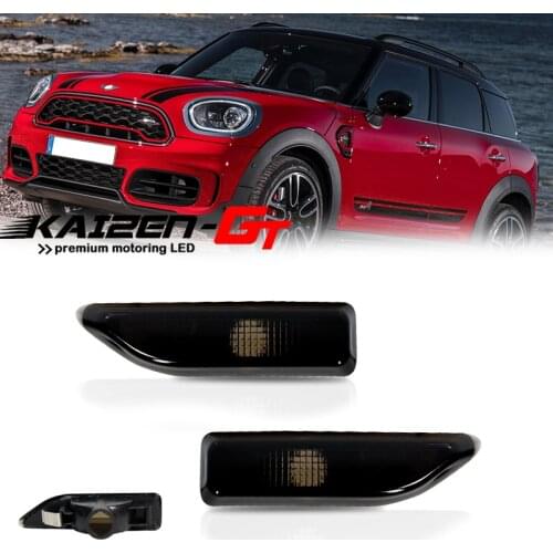 Smoked Lens Car Front Fender Side Marker Repeater Light Housings For 2017-up 2nd Generation MINI F60 Countryman Sidemarker Lamp