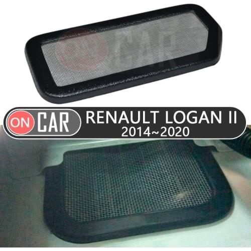 Filter mesh under jabot for Renault Logan 2014~2019 plastic ABS protection car styling accessories decoration protection