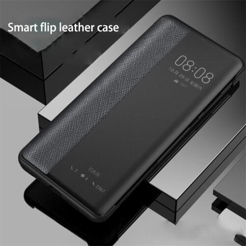For Huawei P30 Pro Smart Sleep Flip Cover Leather Protective Case Capas Coque For Huawei P30 P20 P40 PRO Case